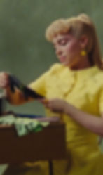 Still image from Billie Eilish's "What I Was Made For?" music video